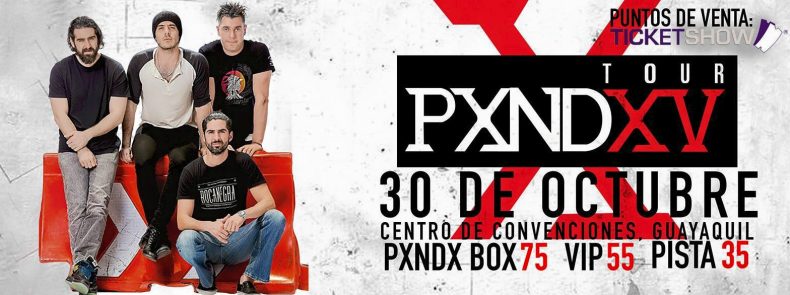 Pxndx inicia gira en sudamerica con llenos totales en Argentina, Bolivia y Colombia
