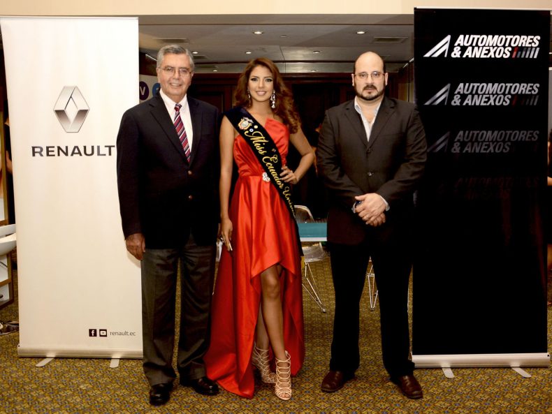 Renault participó en el "Encuentro de Miss Ecuador de todos los tiempos"