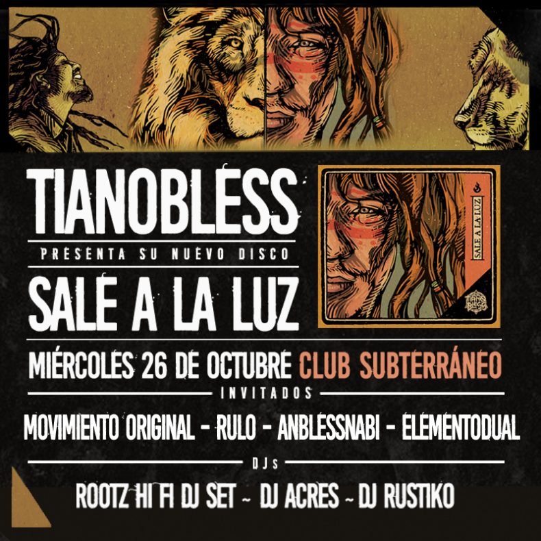 Tiano Bless lanza nuevo disco en Club Subterráneo