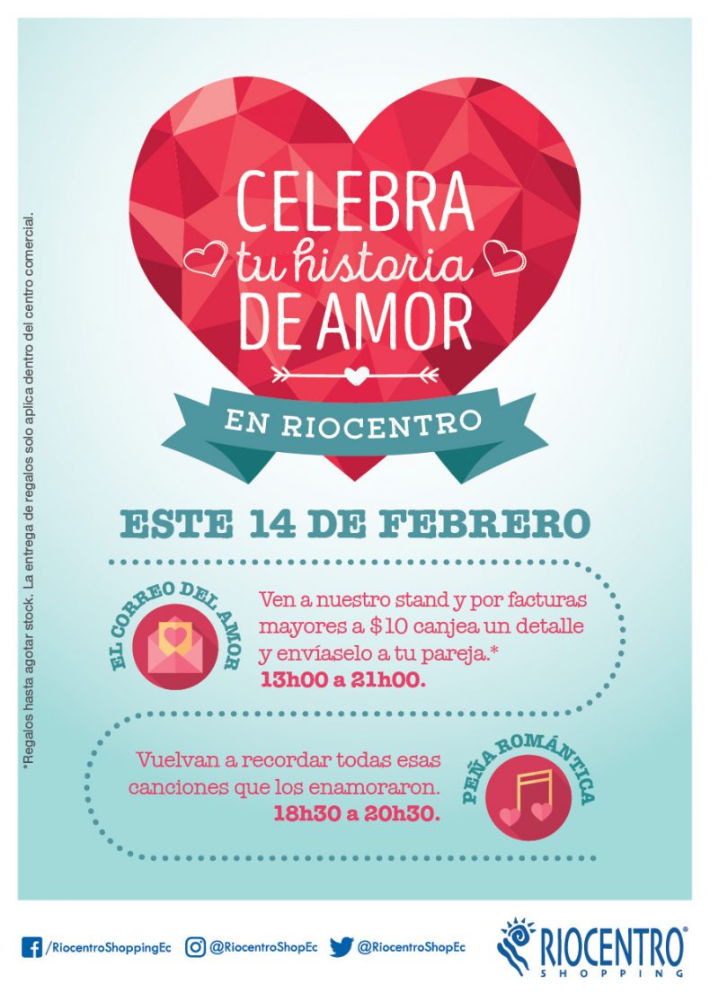 Riocentro Shopping rinde homenaje al amor y la amistad