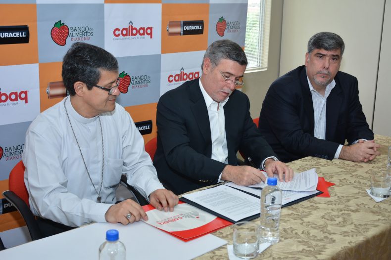 CALBAQ FIRMÓ CONVENIO DE COOPERACIÓN CON BANCO DE ALIMENTOS DIAKONÍA