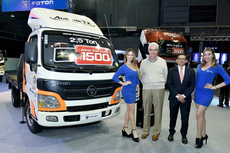 FOTON DEL ECUADOR PRESENTE EN EXPOTRANSPORTE 2017