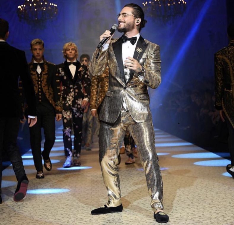 MALUMA DESFILA Y CANTA PARA DOLCE & GABBANA EN EL FASHION WEEK DE MILÁN