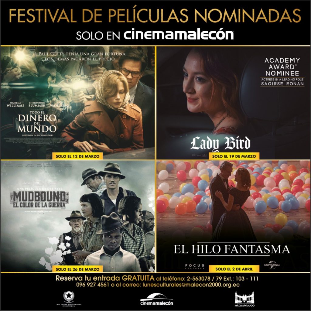 LUNES CULTURALES PRESENTA ESPECIAL DEL ÓSCAR 2018