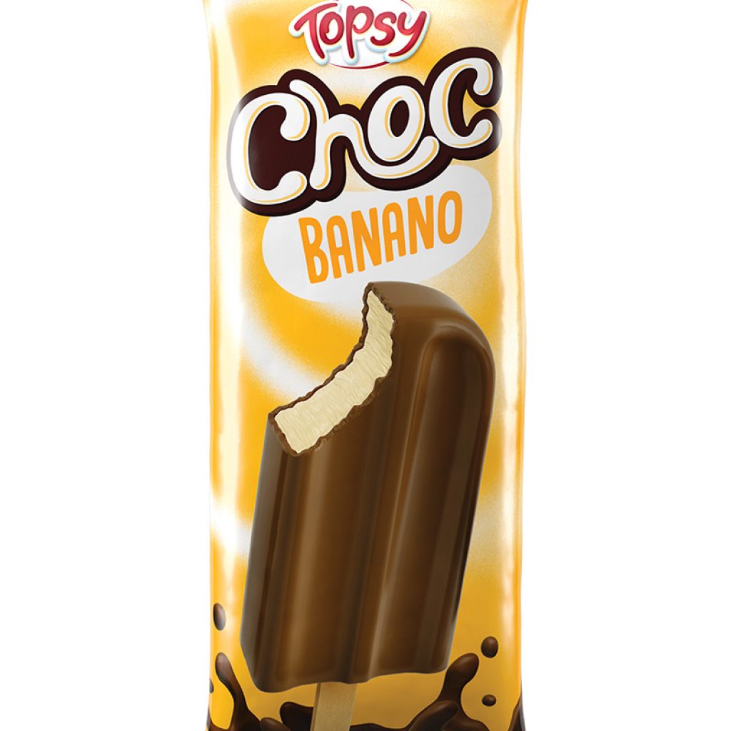 TOPSY PRESENTA SU NUEVO CHOC DE BANANO Y FRUTILLA