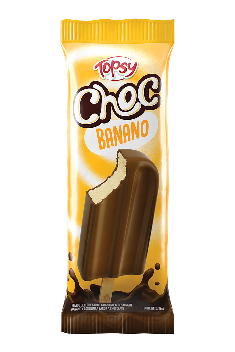 TOPSY PRESENTA SU NUEVO CHOC DE BANANO Y FRUTILLA