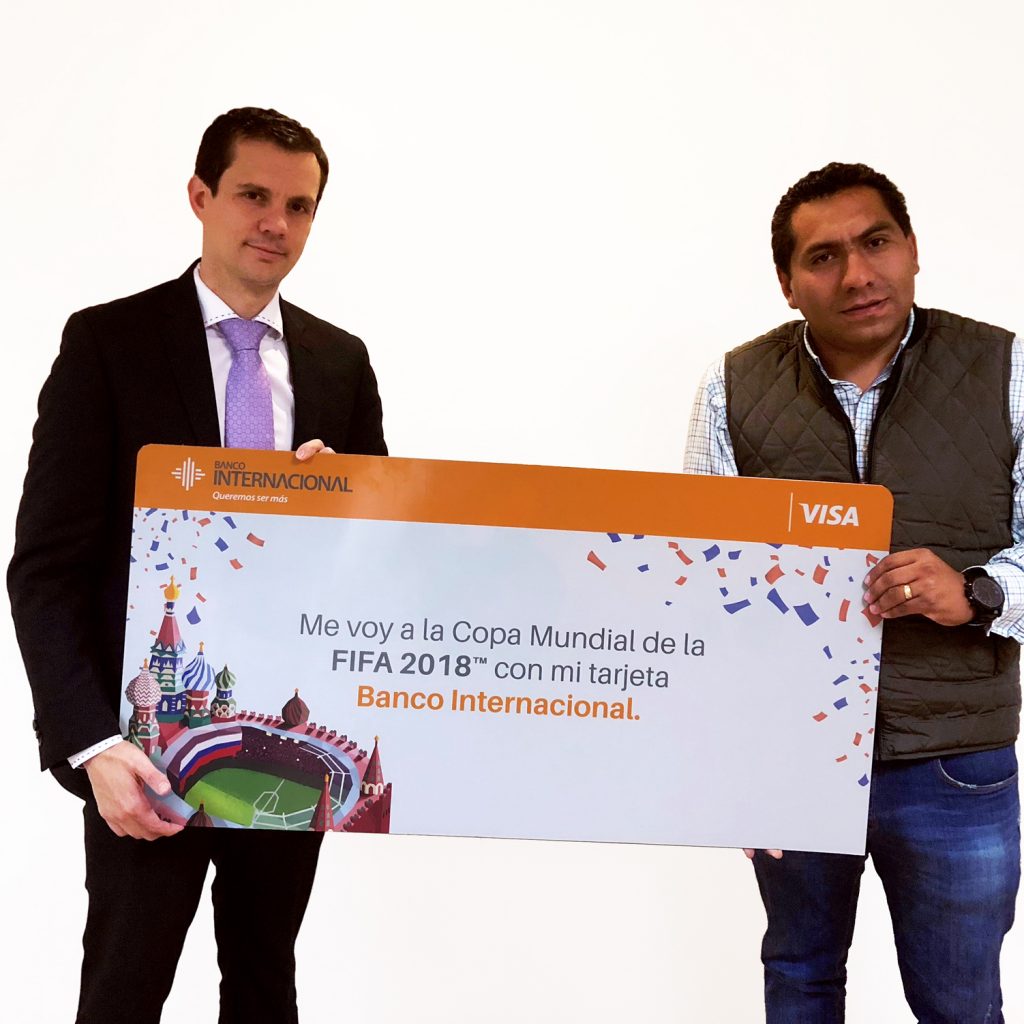 BANCO INTERNACIONAL VIVE LA COPA MUNDIAL DE LA FIFA 2018