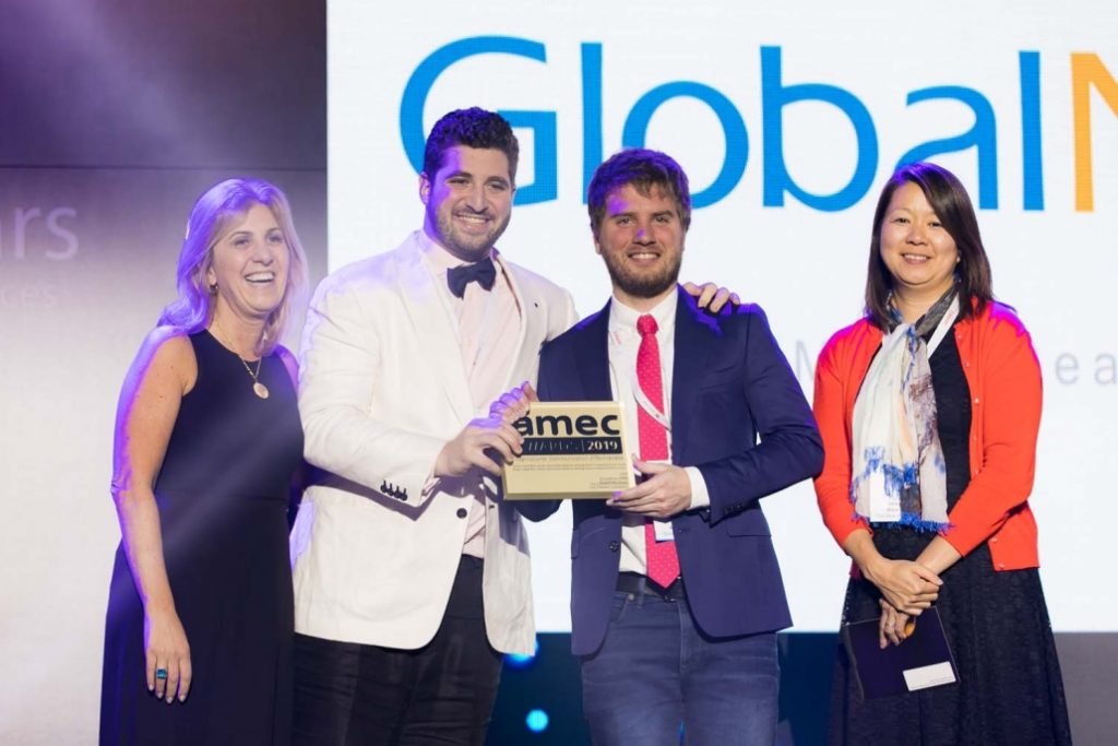 GlobalNews Group ganó la estatuilla dorada en los premios AMEC