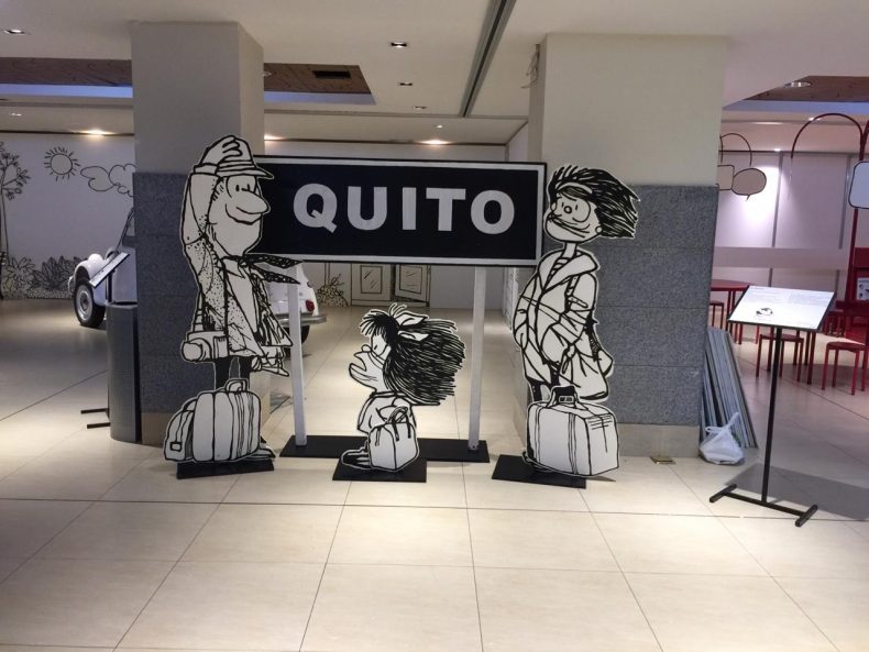 Exposición "El Mundo Según Mafalda" continúa en Quito Exposición "El Mundo Según Mafalda" continúa en Quito