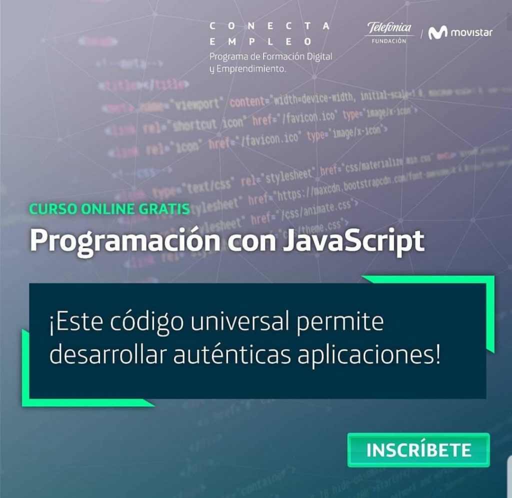 Fundación Telefónica y su programa “Conecta Empleo” abren 2 cursos gratuitos para los programadores del futuro