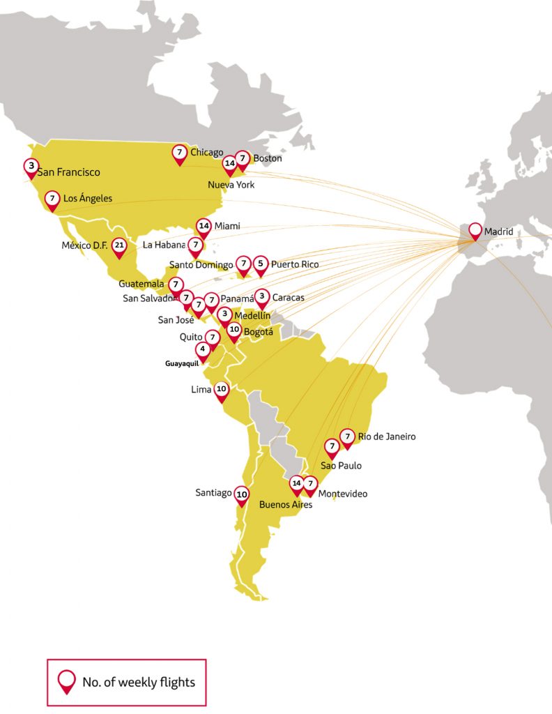 Iberia volará directo Guayaquil - Madrid
