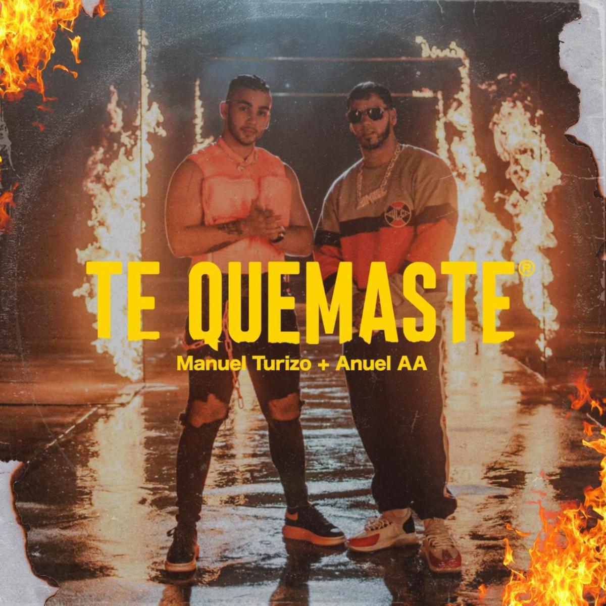 Por primera vez juntos: Manuel Turizo y Anuel AA en Te Quemaste