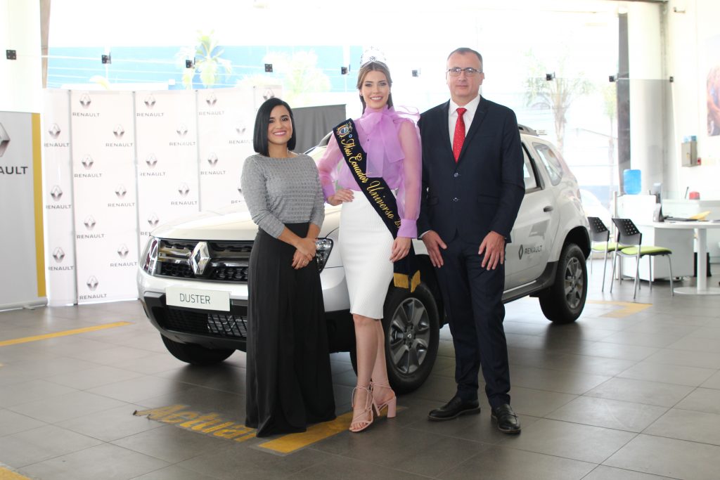 RENAULT AUGURA MUCHOS ÉXITOS A CRISTINA HIDALGO, MISS ECUADOR 2019