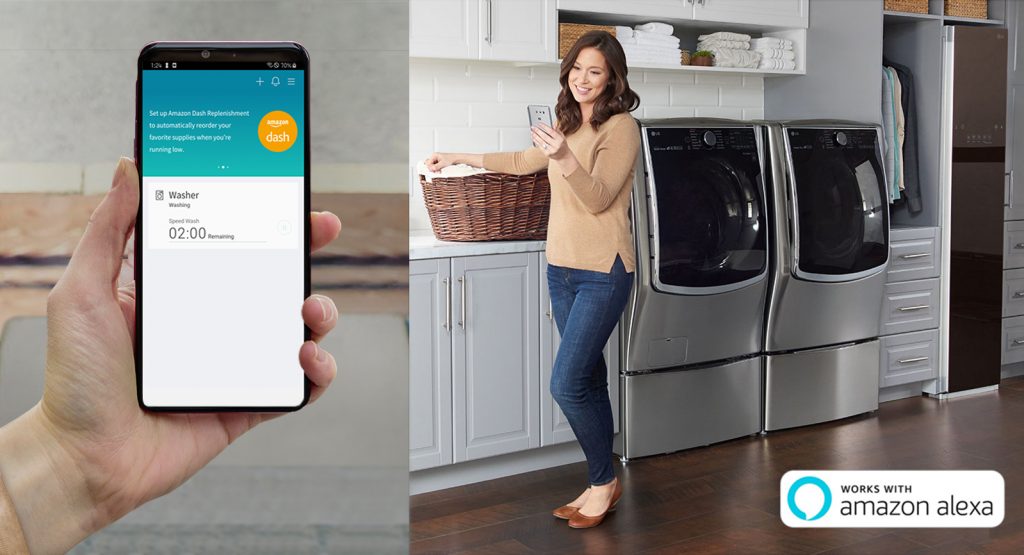 LG LLEVA LA CONVENIENCIA EN EL HORGAR AL PRÓXIMO NIVEL CON SU THINQ CON AMAZON DASH REPLENISHMENT