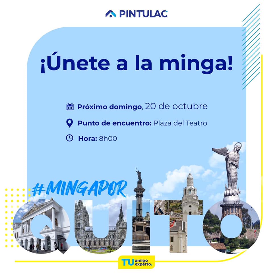 Pintulac se une a la iniciativa ciudadana “Minga por Quito”
