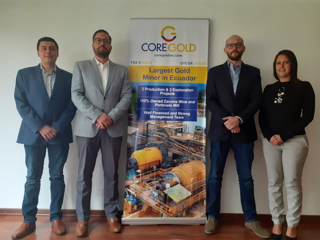 La minera Core Gold anuncia importantes cambios con su nueva administración en Ecuador