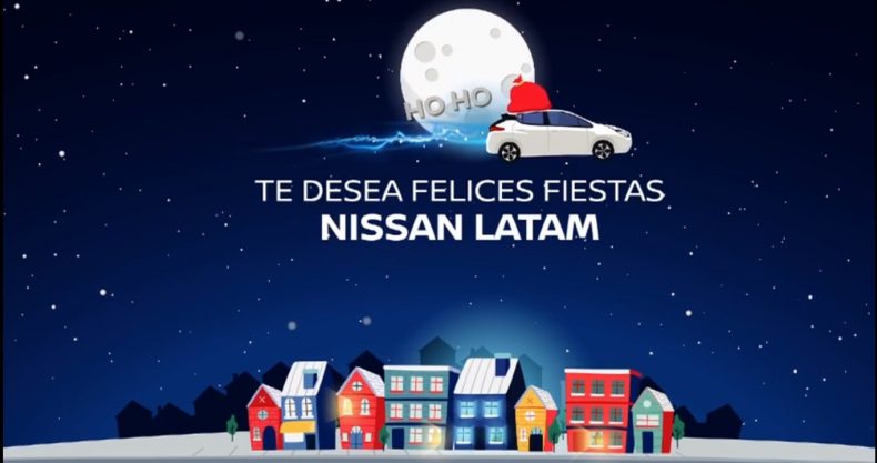 Nissan LEAF y Papá Noel iluminan la Navidad Nissan LEAF y Papá Noel iluminan la Navidad
