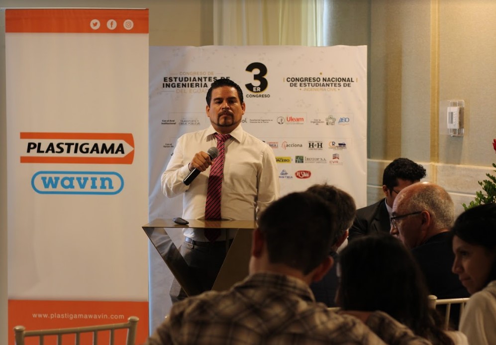PLASTIGAMA PRESENTÓ INNOVACIONES EN LA 3ERA EDICIÓN DEL CONGRESO DE ESTUDIANTES DE INGENIERÍA CIVIL EN MANTA