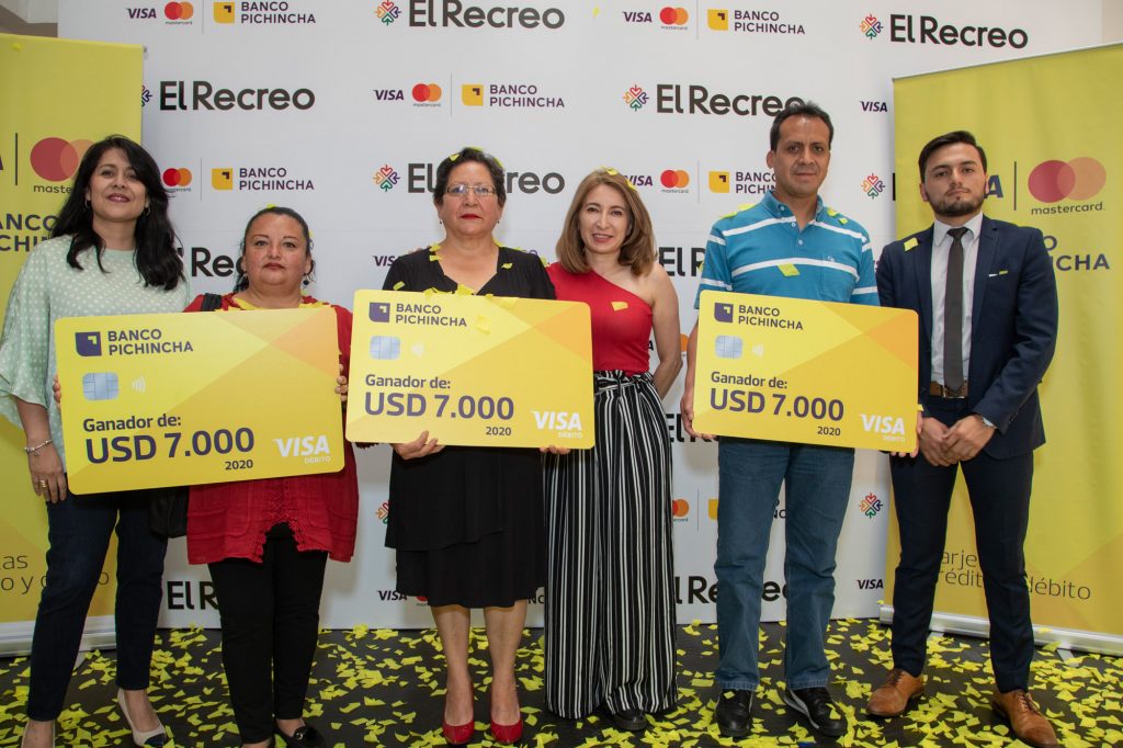 EL RECREO Y TARJETAS BANCO PICHINCHA PREMIAN CON 21 MIL DÓLARES