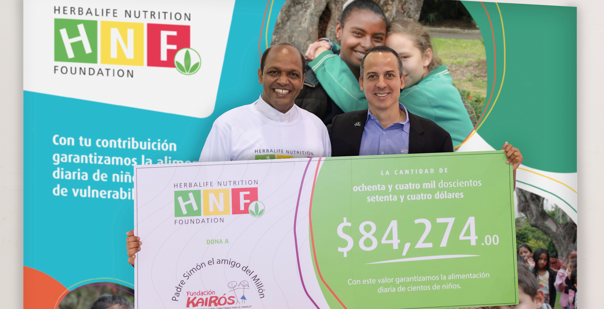 HERBALIFE NUTRITION CONTRIBUYE CON ALIMENTACIÓN DIARIA PARA CIENTOS DE NIÑOS