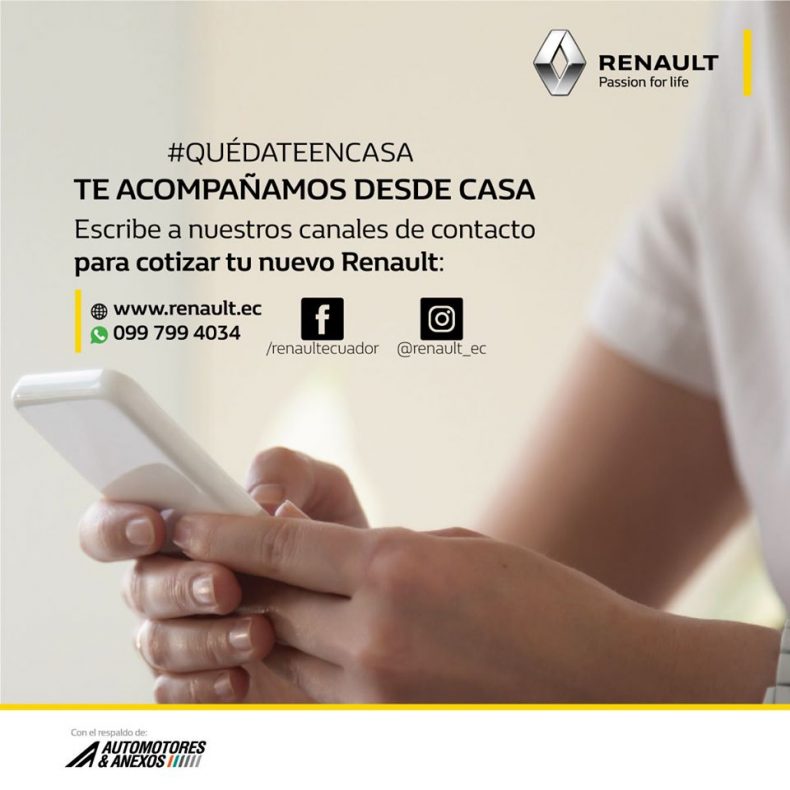 RENAULT BRINDA CONSEJOS PARA MANTENER TU VEHÍCULO EN ÓPTIMAS CONDICIONES DURANTE EL ESTADO DE EMERGENCIA RENAULT BRINDA CONSEJOS PARA MANTENER TU VEHÍCULO EN ÓPTIMAS CONDICIONES DURANTE EL ESTADO DE EMERGENCIA