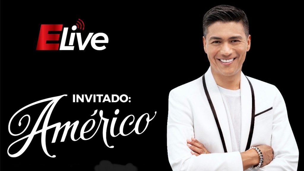 Américo en Elive "El rey de la cumbia" canta y encanta en plena cuarentena 