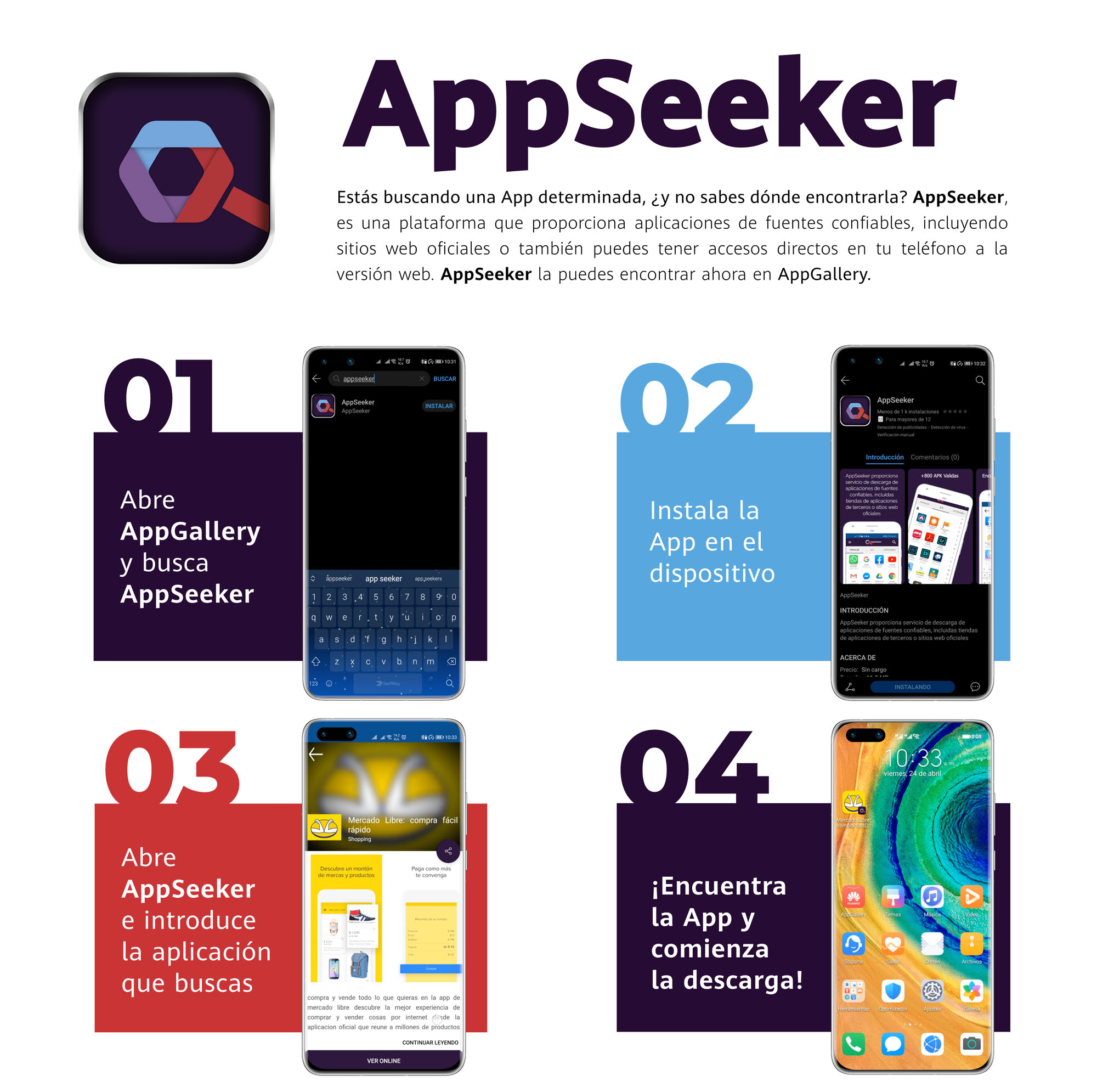 Las aplicaciones más famosas para hacer compras online las encuentras en AppSeeker