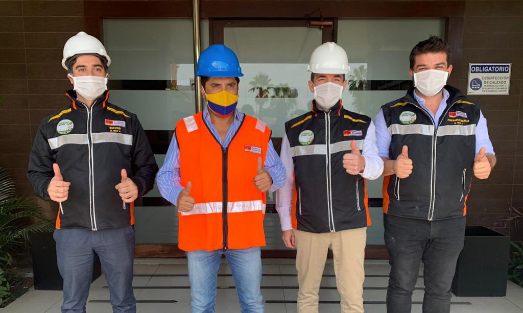 MINISTRO DE PRODUCCIÓN VERIFICÓ PROTOCOLOS IMPLEMENTADOS POR CONTECON GUAYAQUIL S.A. EN EL PUERTO MARÍTIMO, PARA HACER FRENTE A LA CRISIS SANITARIA