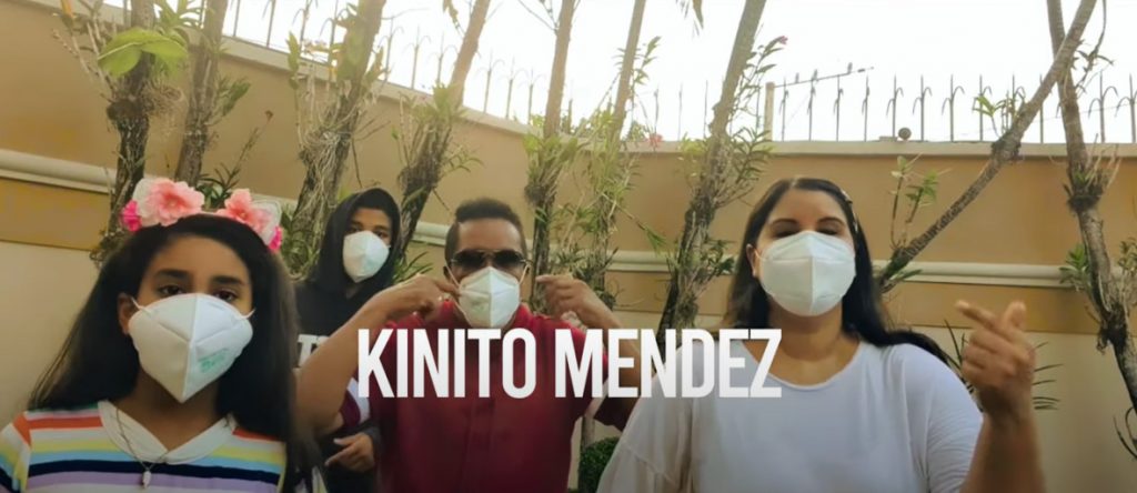 Kinito Méndez relanza Cachamba estilo COVID-19