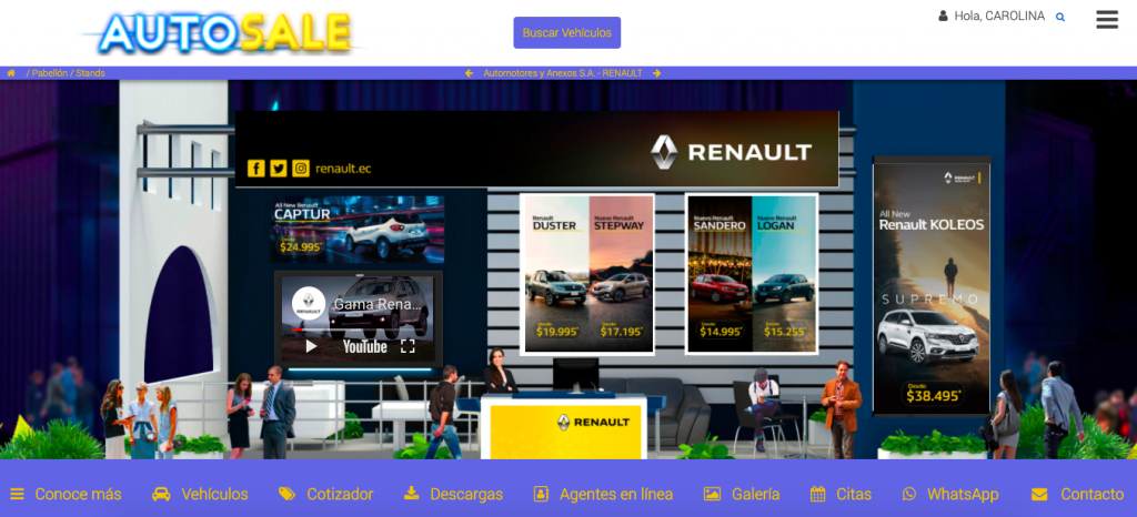 RENAULT FORMA PARTE DE “AUTOSALE” LA FERIA VIRTUAL NACIONAL AUTOMOTRIZ