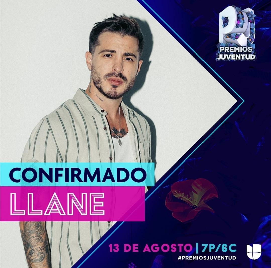 LLANE ANUNCIA SU PARTIPACIÓN EN LOS PREMIOS JUVENTUD 2020