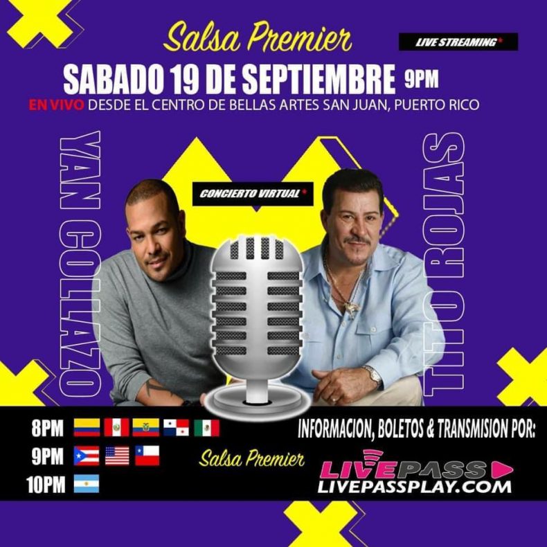 YAN COLLAZO PRESENTA SU PRIMER CONCIERTO POR STREAMING "SALSA PREMIER" YAN COLLAZO PRESENTA SU PRIMER CONCIERTO POR STREAMING "SALSA PREMIER"