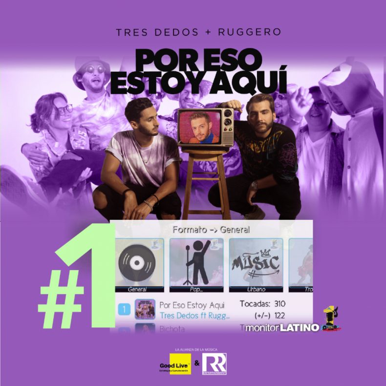 TRES DEDOS EN EL PUESTO #1 EN EL RANKING GENERAL INTERNACIONAL DE ECUADOR CON "POR ESO ESTOY AQUÍ" TRES DEDOS EN EL PUESTO #1 EN EL RANKING GENERAL INTERNACIONAL DE ECUADOR CON POR ESO ESTOY AQUÍ