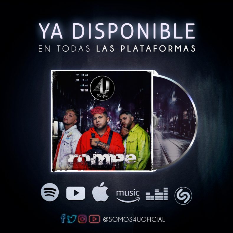 La boys band panameña 4U "Rompe" las plataformas digitales La boys band panameña 4U "Rompe" las plataformas digitales