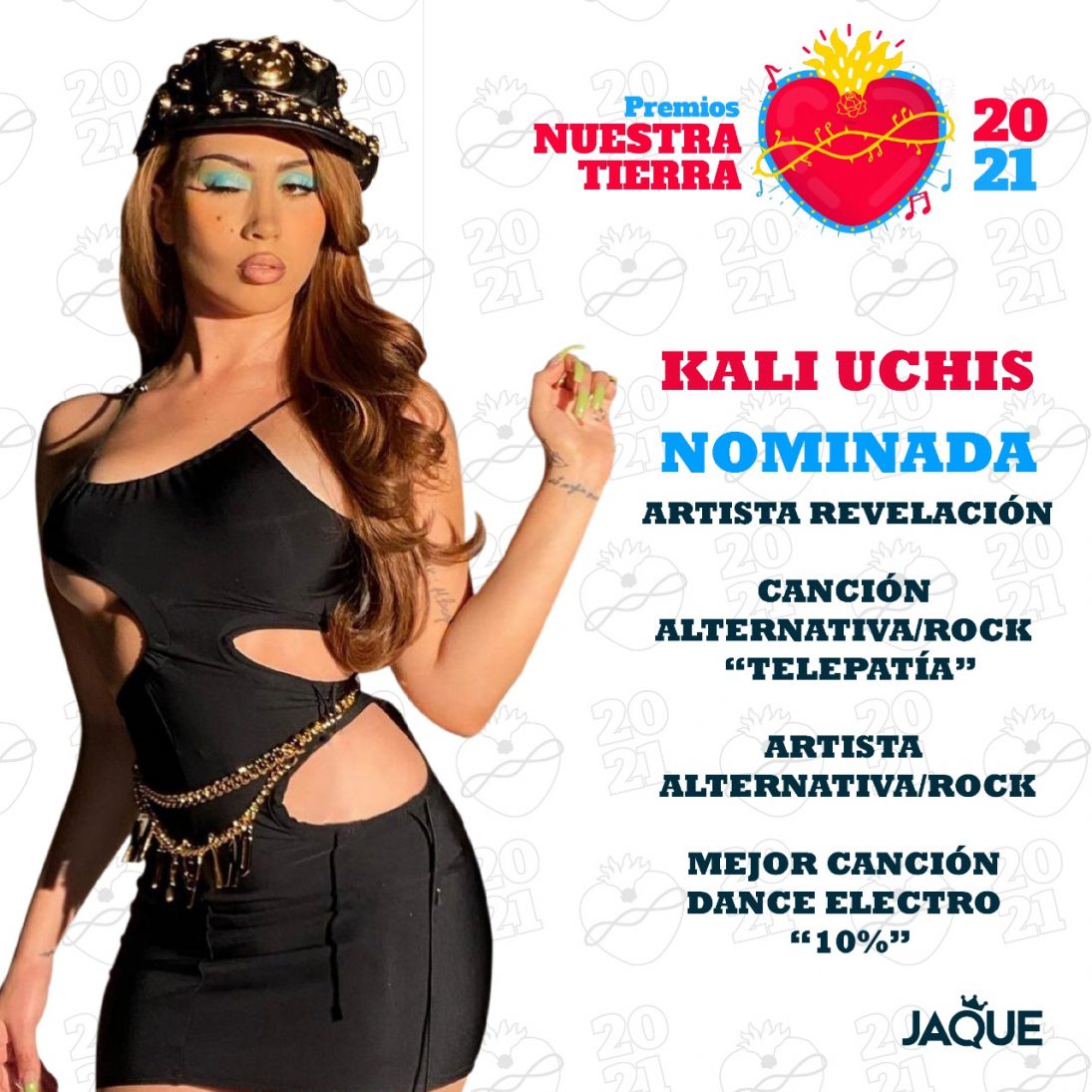 KALI UCHIS Y SU HIT "TELEPATÍA" - Farras.live.