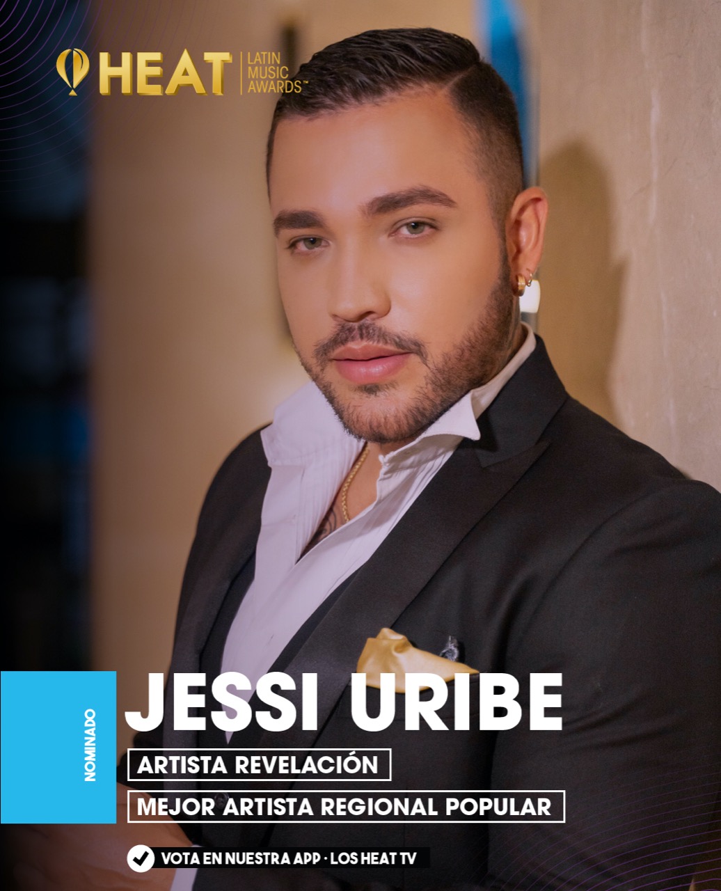 JESSI URIBE RECIBE DOBLE NOMINACIÓN EN LOS PREMIOS HEAT 2021
