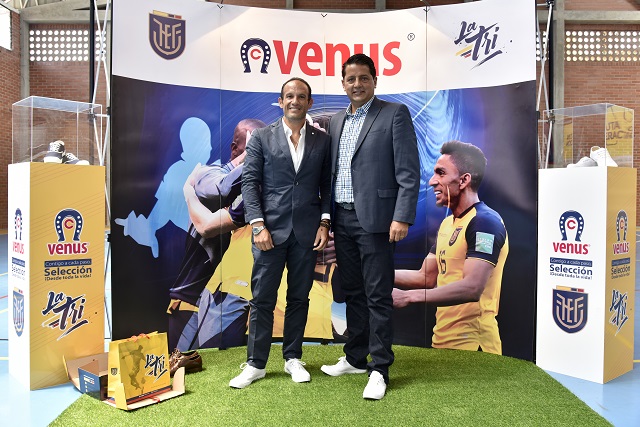 Federación Ecuatoriana de Fútbol presentó a zapatos Venus, nuevo auspiciante oficial de la Selección Ecuatoriana de Fútbol