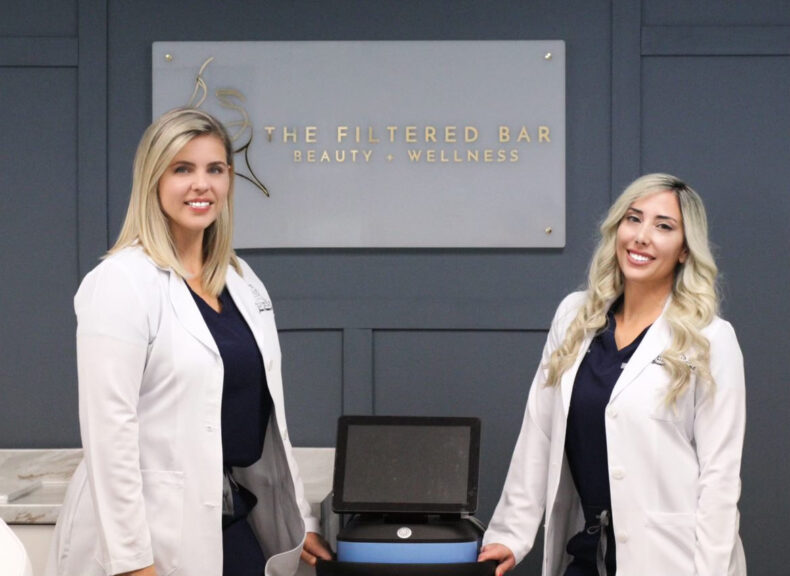 “The Filtered Bar” is the aesthetic initiative of innovative nurses Jolie and Jess.