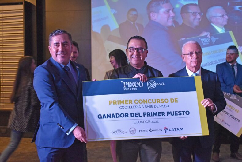 Se realizó el Primer Concurso de Coctelería a base de pisco en Ecuador