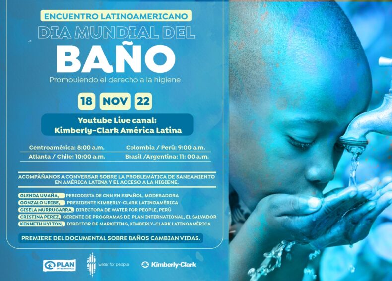 En el Día Mundial del Baño Kimberly-Clark promueve un programa para generar más acceso a saneamiento e higiene para 2,5 millones de personas en Latinoamérica